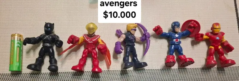 Figuras de acción Avengers colección completa