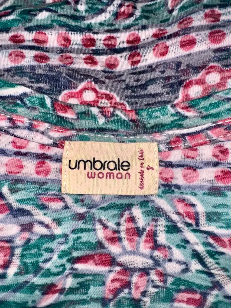Polera estampada multicolor Umbrale Woman - 3