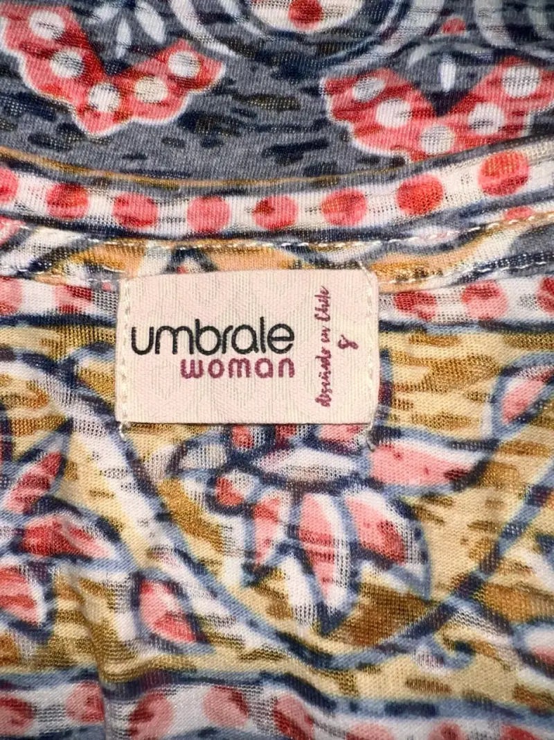 Polera estampada multicolor Umbrale Woman - 3