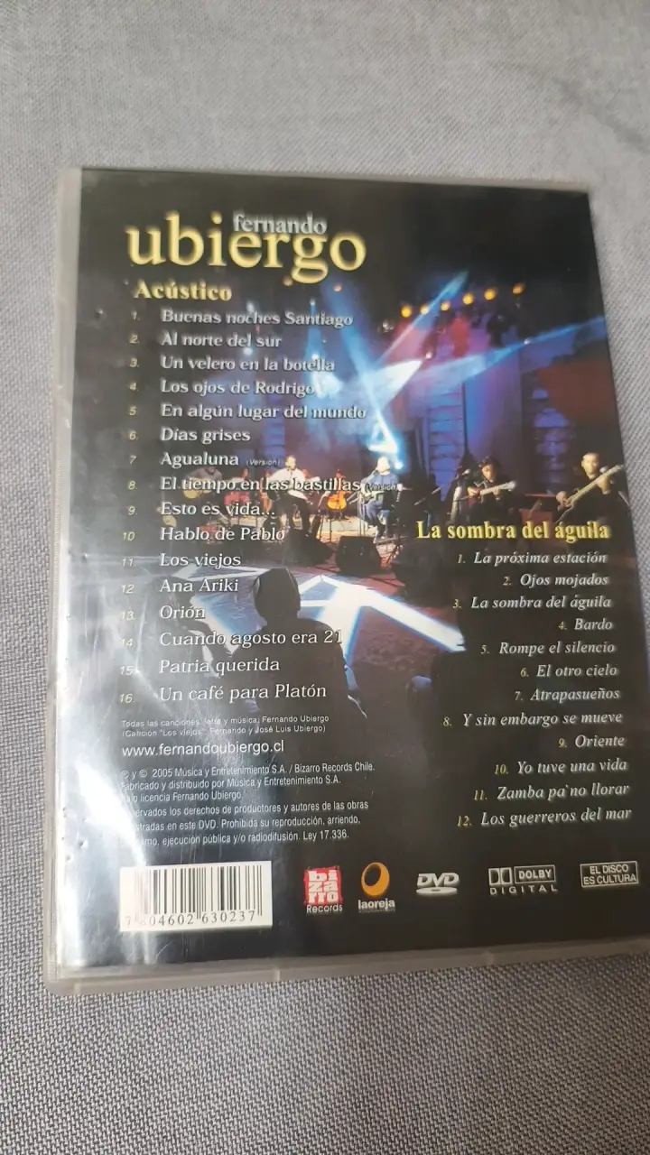 DVD Fernando Ubiergo Acústico + CD - 2