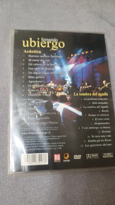 DVD Fernando Ubiergo Acústico + CD - miniatura 2