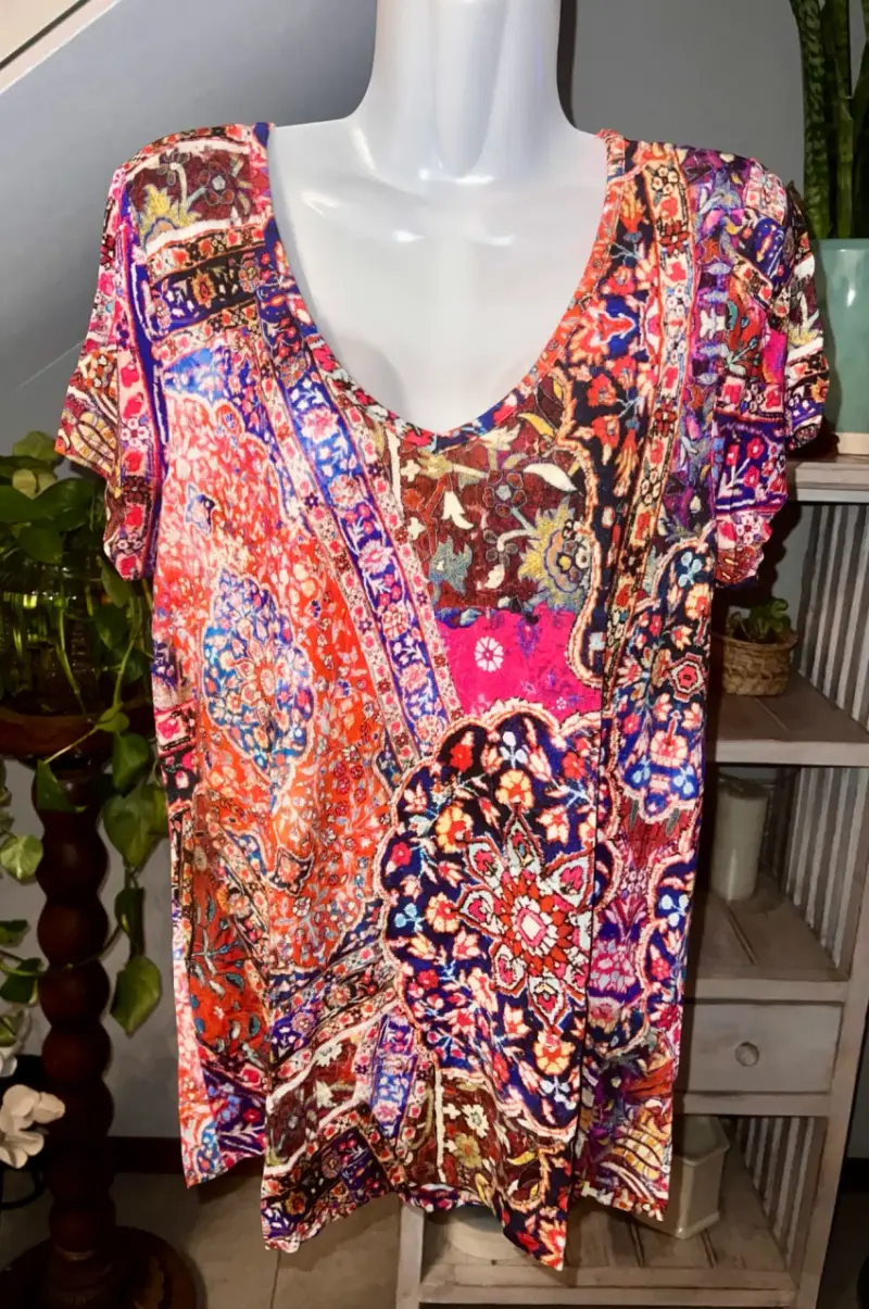 Blusa estampada multicolor Umbrale - 1