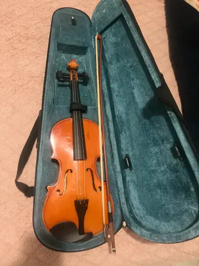 Violín acústico con estuche y arco - miniatura 1