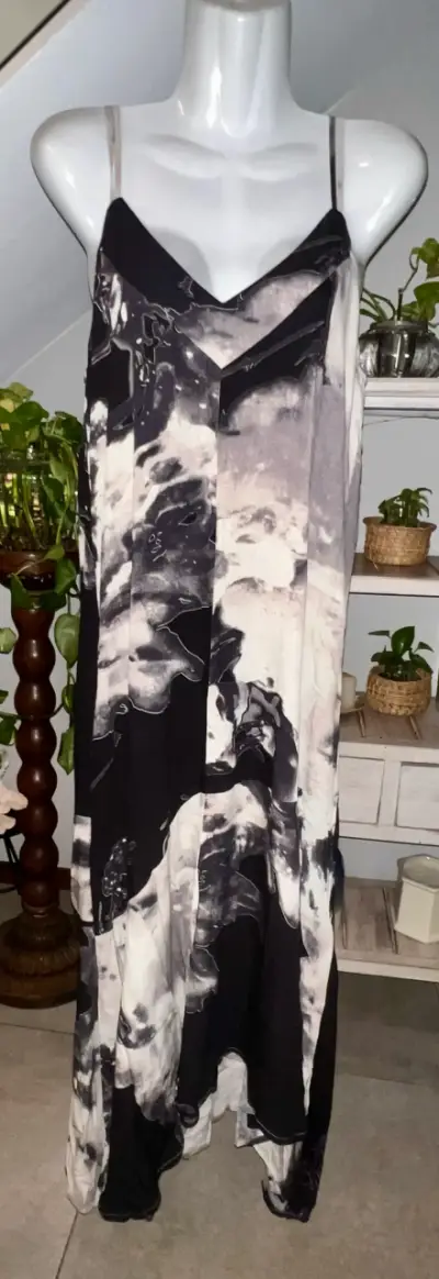 Vestido largo estampado Umbrale mujer - miniatura 1