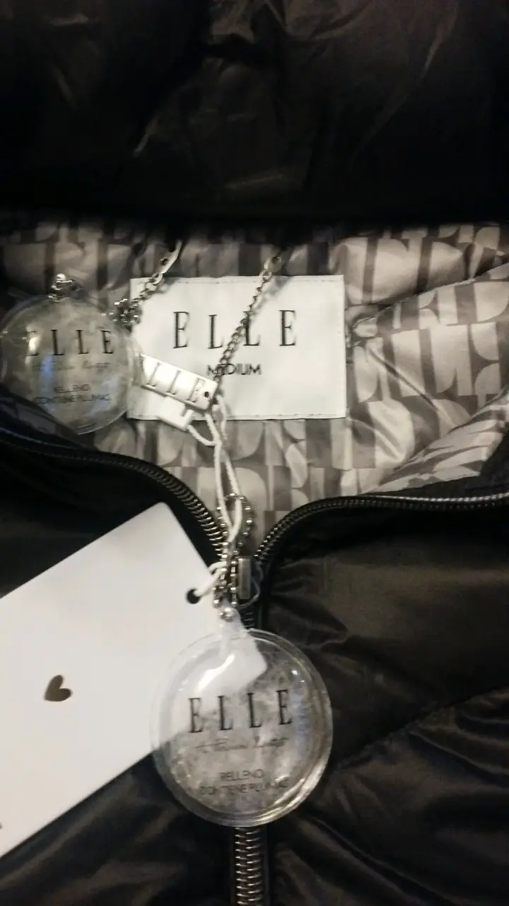 Chaqueta sin mangas acolchado negro Elle talla M - 1