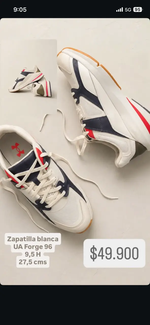 Zapatillas deportivas Under Armour UA Forg 96 blan - 2