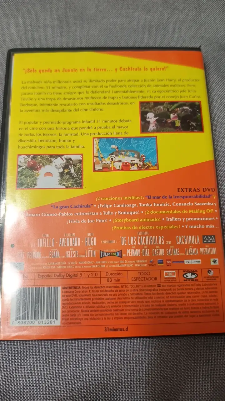 DVD 31 Minutos La Película Edición Especial - 2