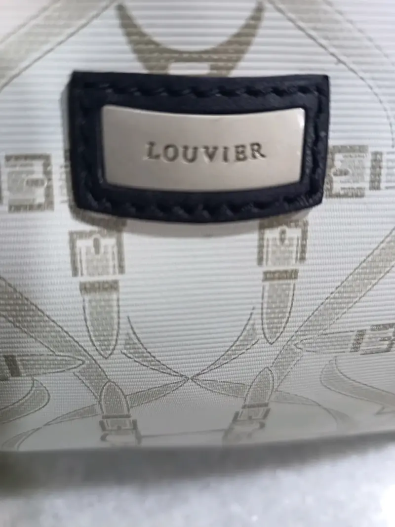 Bolso de hombro Louvier beige Vintage - 3