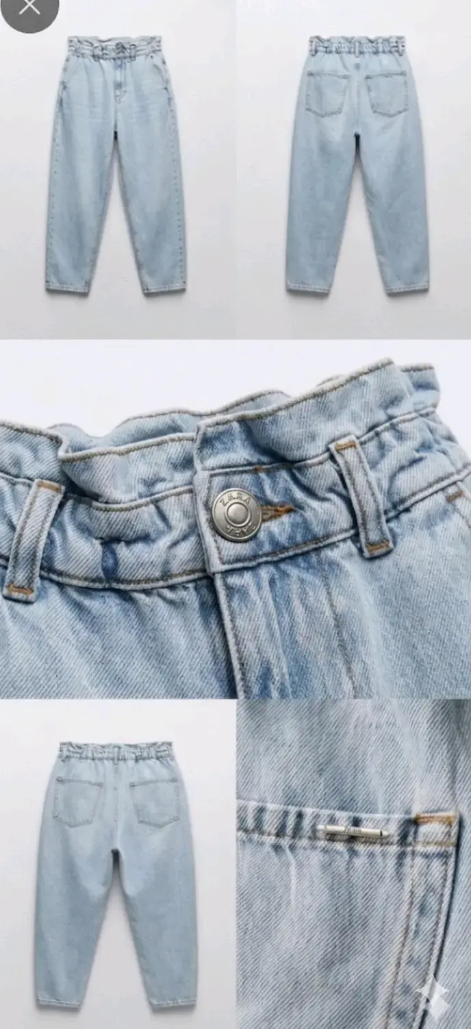 Jeans zara azul claro para mujer - 1