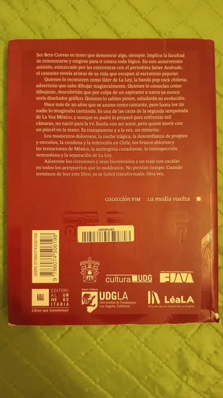 Libro El Arte de Ser Beto Cuevas - 2