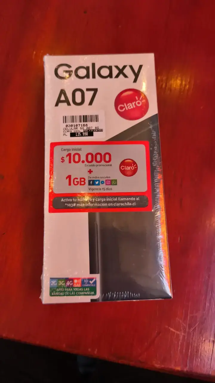 Smartphone Samsung Galaxy A07 Claro 4G
