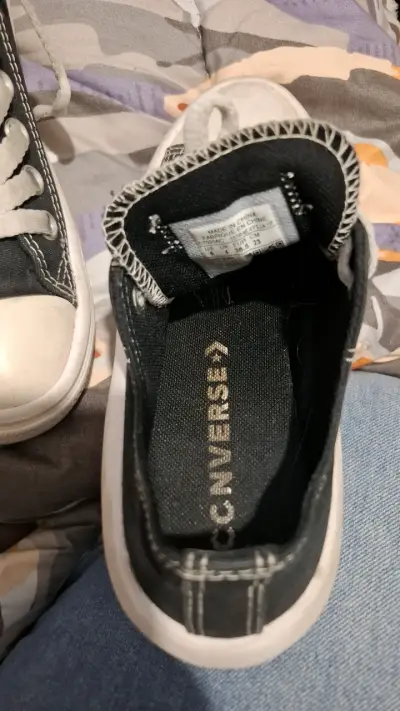 Zapatillas Converse negras talla 36 - miniatura 1