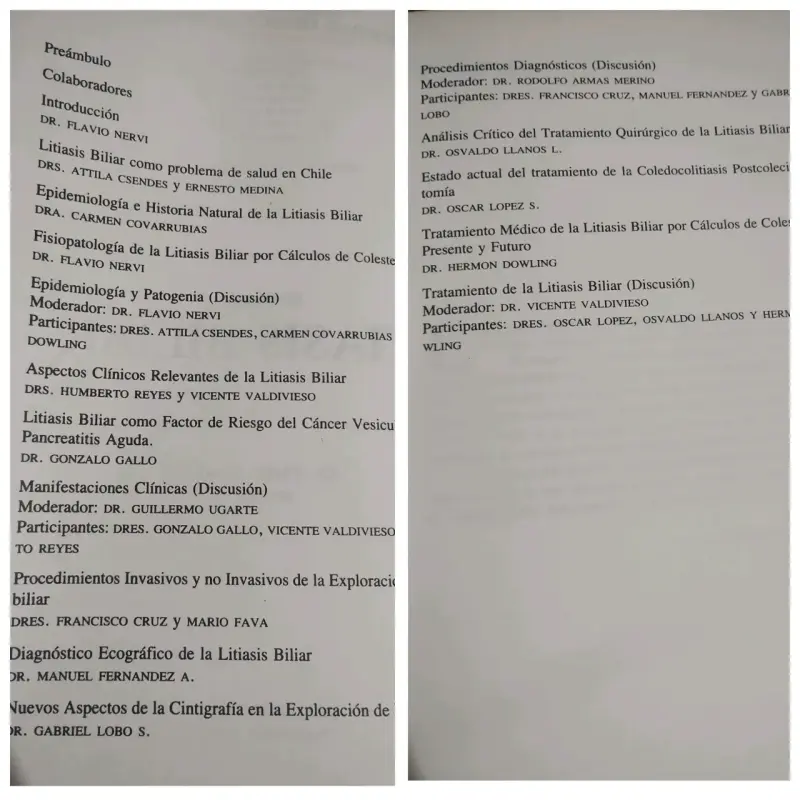 Libro Simposio Litiasis Biliar - Dr. Flavio Nervi - 3