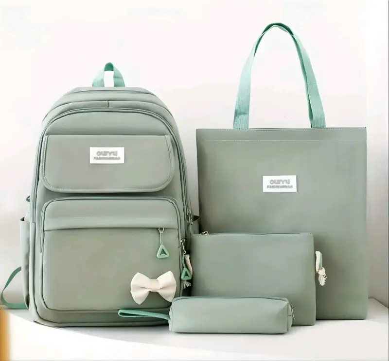 Set de Mochila Escolar Verde para Niña 20L - 2