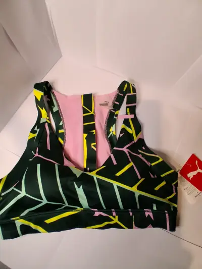 Top deportivo Puma estampado gráfico multicolor - miniatura 1