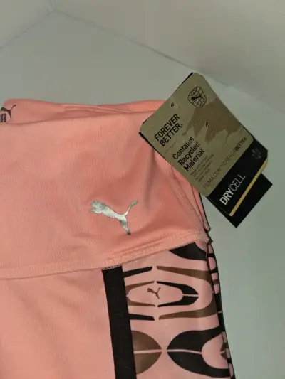 Calza deportiva  rosa Puma con diseño - miniatura 2