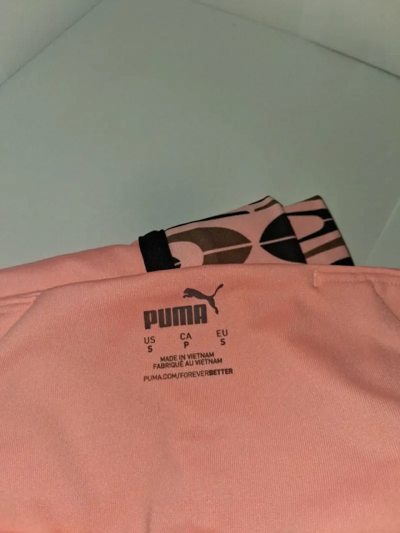 Calza deportiva rosa Puma con diseño - 3