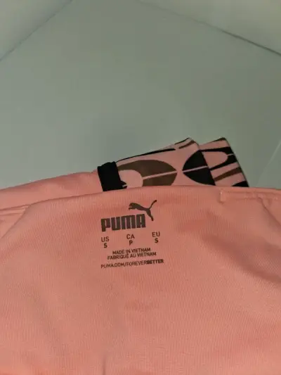 Calza deportiva  rosa Puma con diseño - miniatura 3