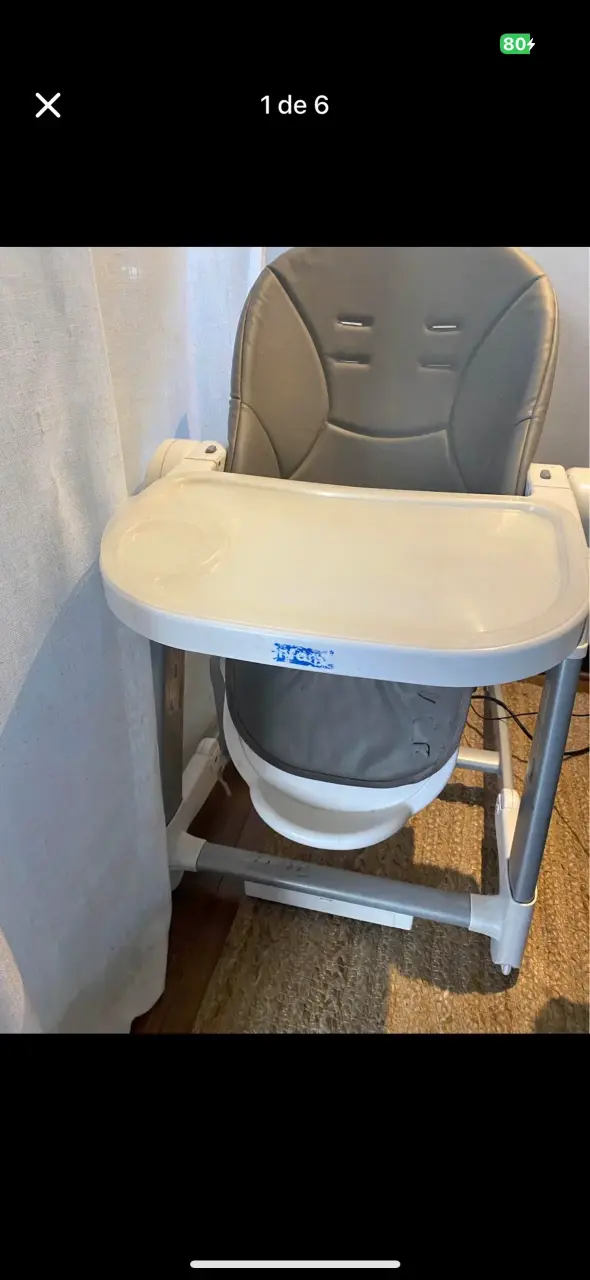 Silla de comer para bebé Infanti ajustable - 1