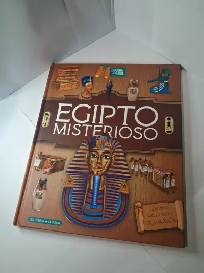 Libro Egipto Misterioso con Sarcófago de Tutankamón - miniatura 1