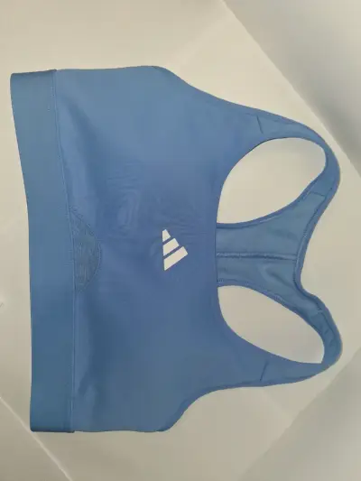 Top deportivo azul para mujer Adidas - miniatura 1