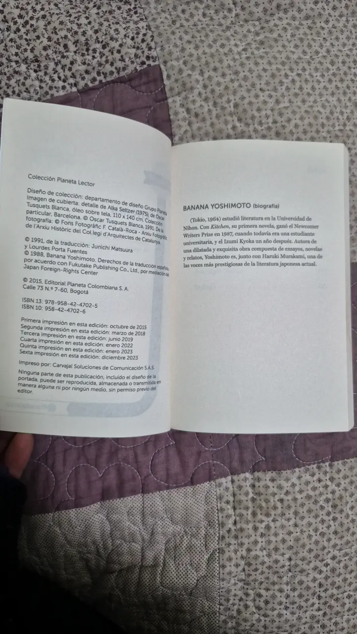 Libro Kitchen de Banana Yoshimoto - 3