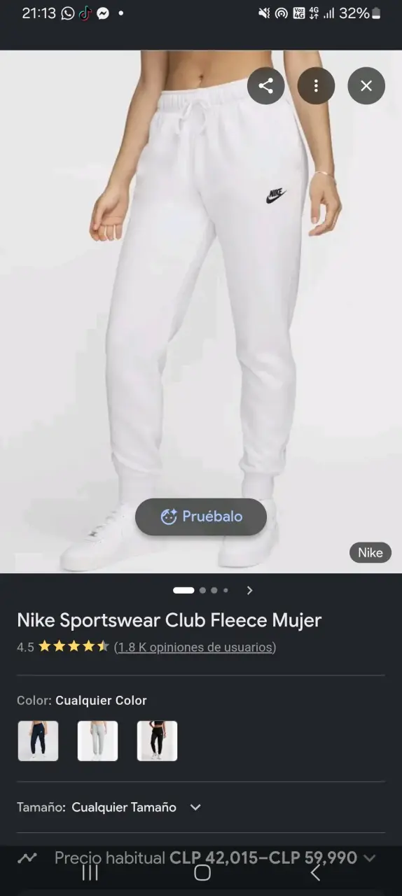Buzo Nike talla M mujer - 2