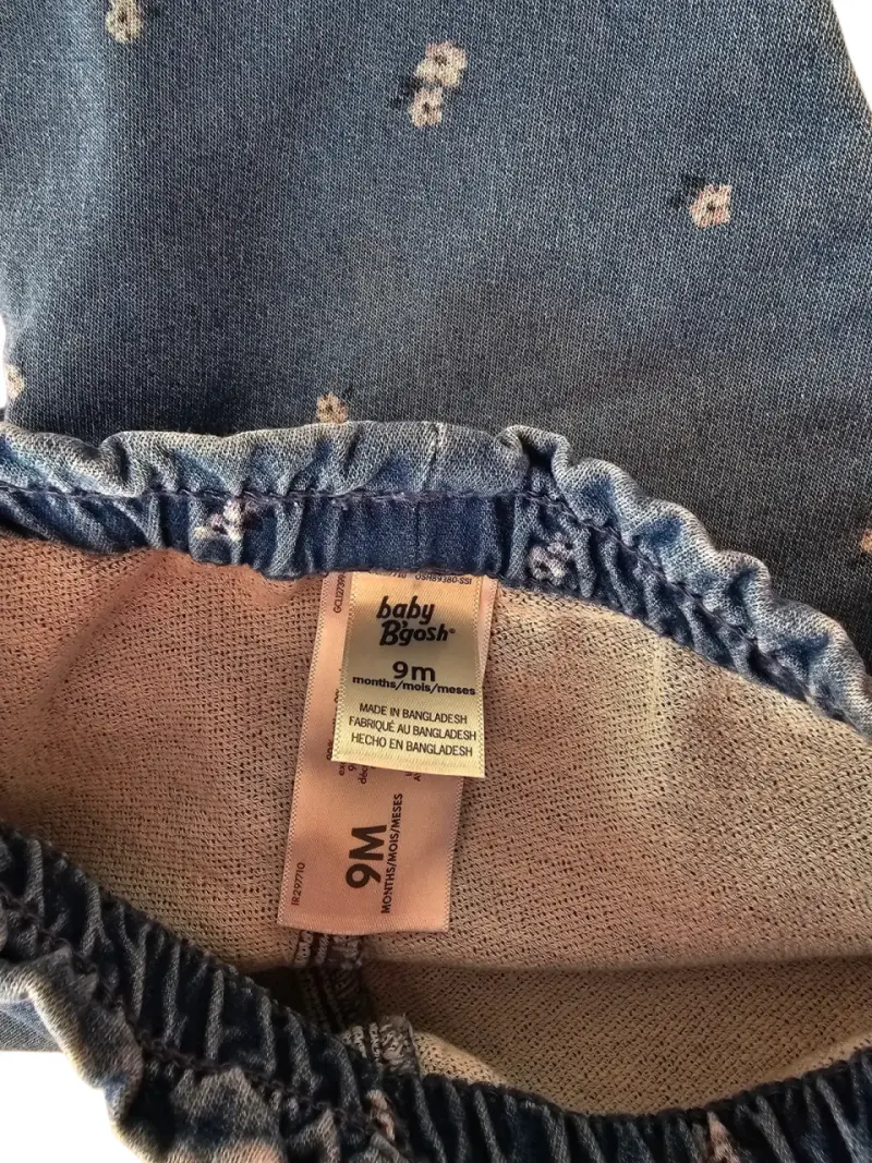 Jeans algodón bebé talla 9 meses OshKosh - 4