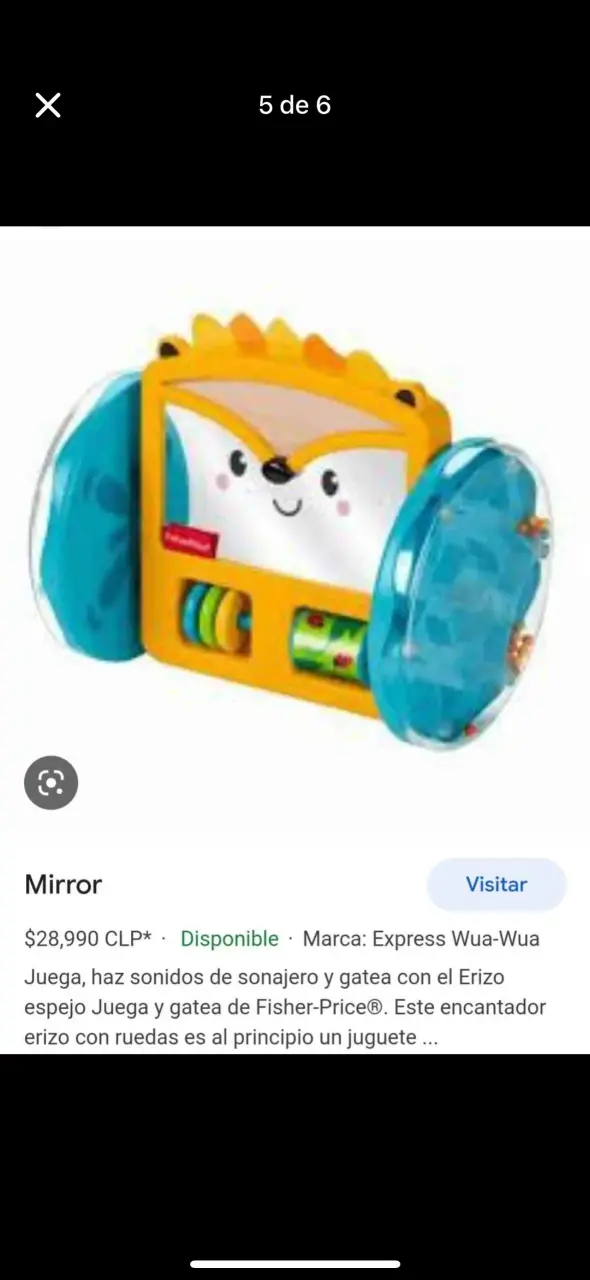 Juguete Erizo con Espejo y Sonajero Fisher-Price - 4