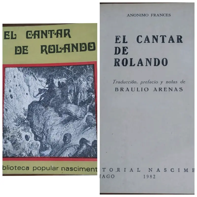 El cantar de Rolando. Traducción Braulio Arenas - 1