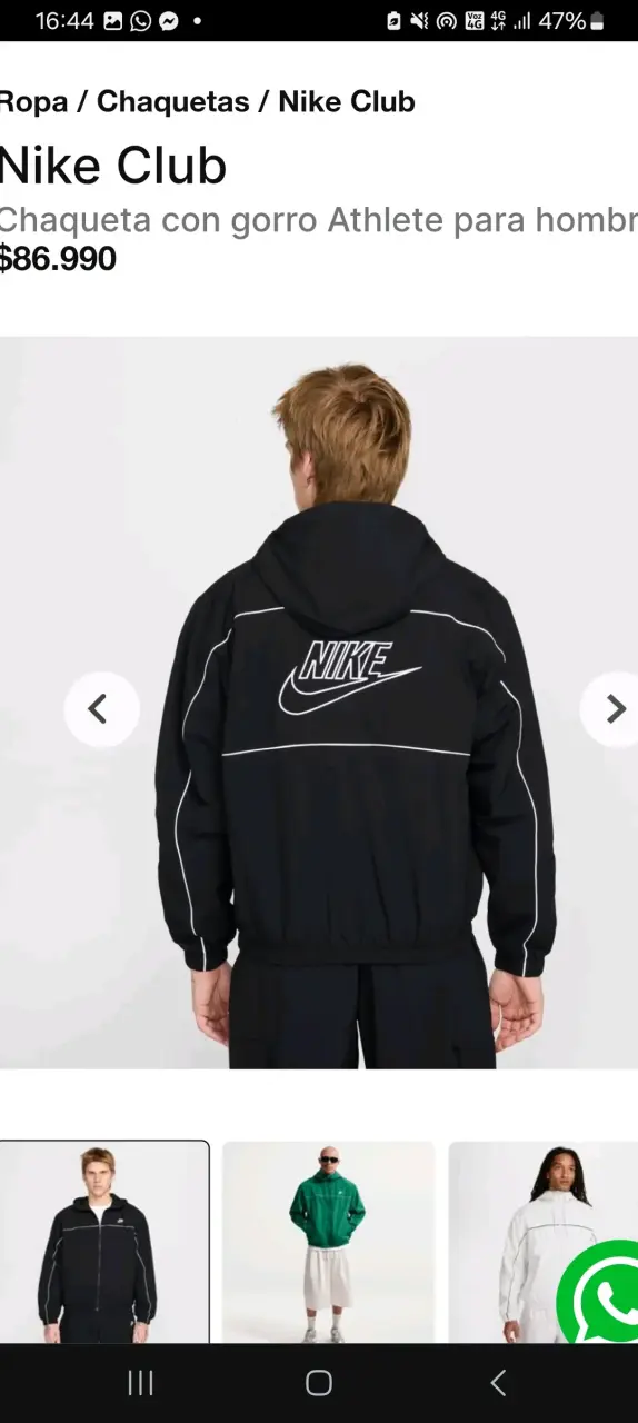 Chaqueta con gorro Nike Club para hombre - 2