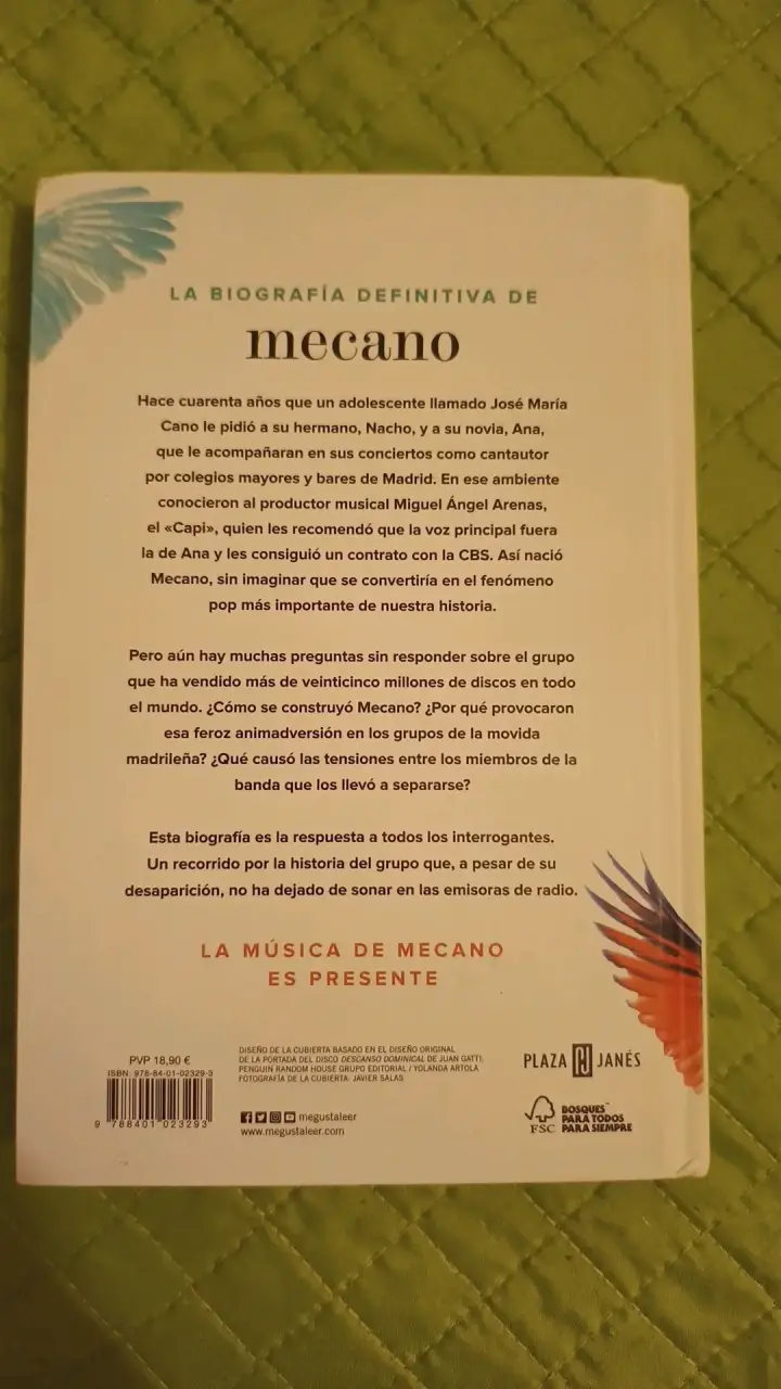 Libro 'Mecano' de Javier Adrados - 2