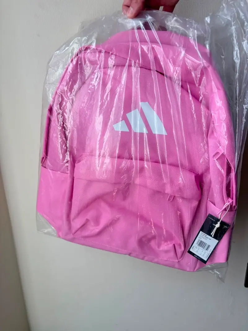 Mochila Adidas Classic 3 Barras Rosa - 3
