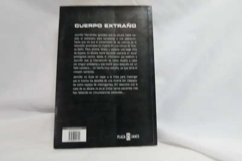 Libro 'Cuerpo Extraño' de Robin Cook - 2