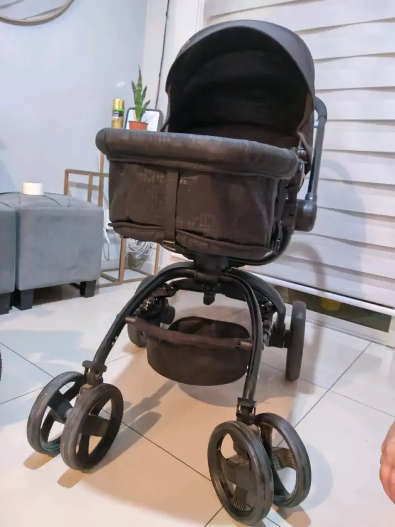 Coche de bebé con silla de auto Infanti negro - 4