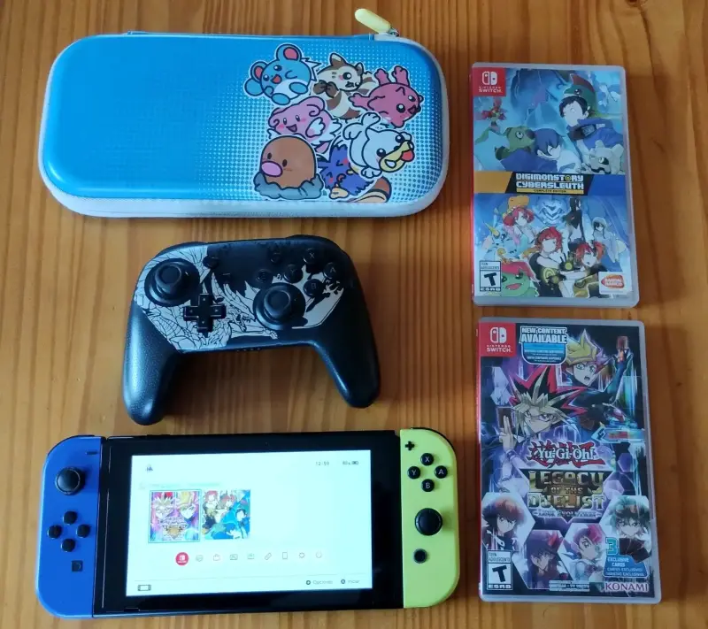 Nintendo Switch+ 2 juegos Físicos+ Accesorios - 1