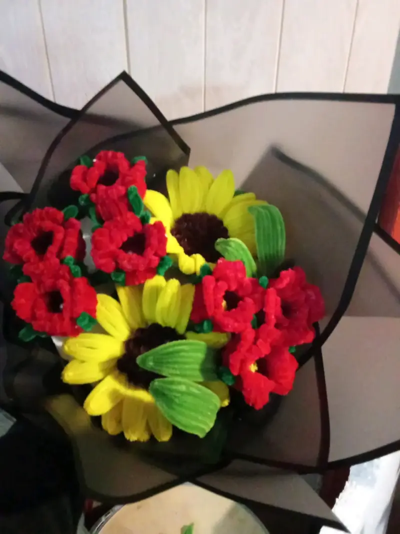 Ramos de flores artificiales decorativos - 6