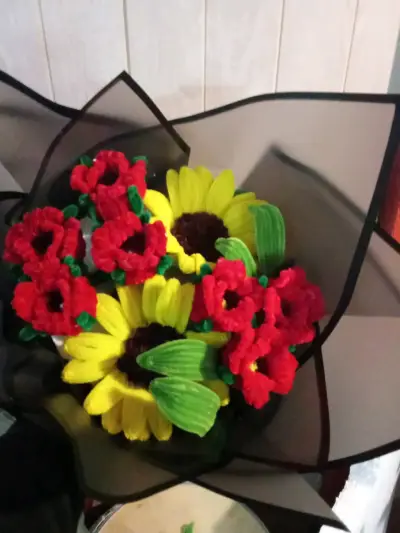 Ramos de flores artificiales decorativos - miniatura 6