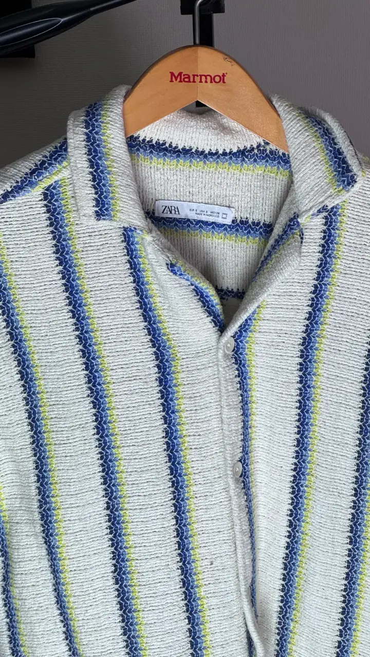 Camisa de punto a rayas Zara - 1