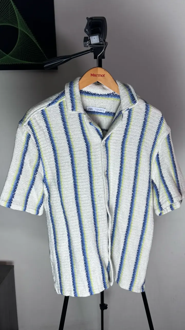 Camisa de punto a rayas Zara - 2