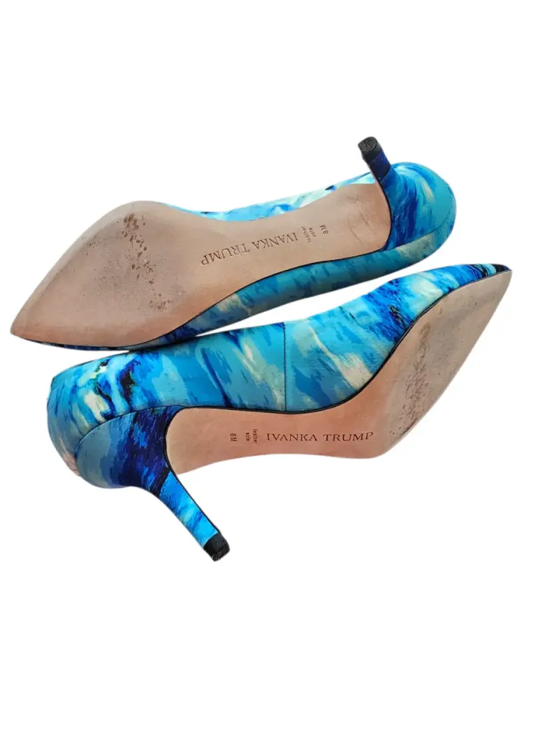Zapatos de Tacón Azul fiesta marca Ivanka Trump - 4