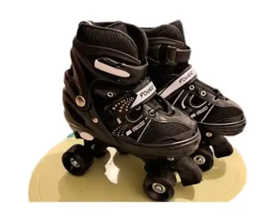 Patines ajustables n• 35/38 negros para niños. - miniatura 3