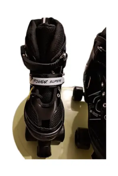 Patines ajustables n• 35/38 negros para niños. - miniatura 5