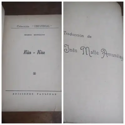 Antiguo libro traducido por Inés Matte Amunátegui. - miniatura 2