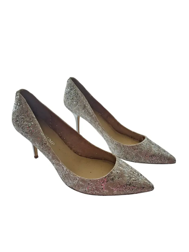 Zapatos de Tacón Plateados marcaIvanka Trump - 4