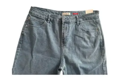 Jeans de mezclilla azul claro Opposite talla 44 - miniatura 1