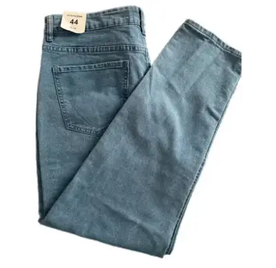 Jeans de mezclilla azul claro Opposite talla 44 - miniatura 3
