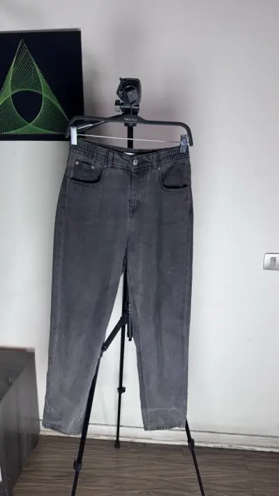 Jeans gris oscuro Forever 21 para mujer - miniatura 2