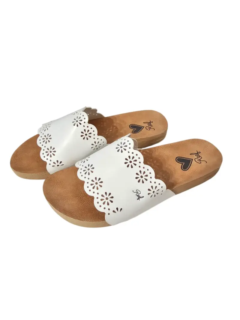 Sandalias planas blancas Reef 38 - 1