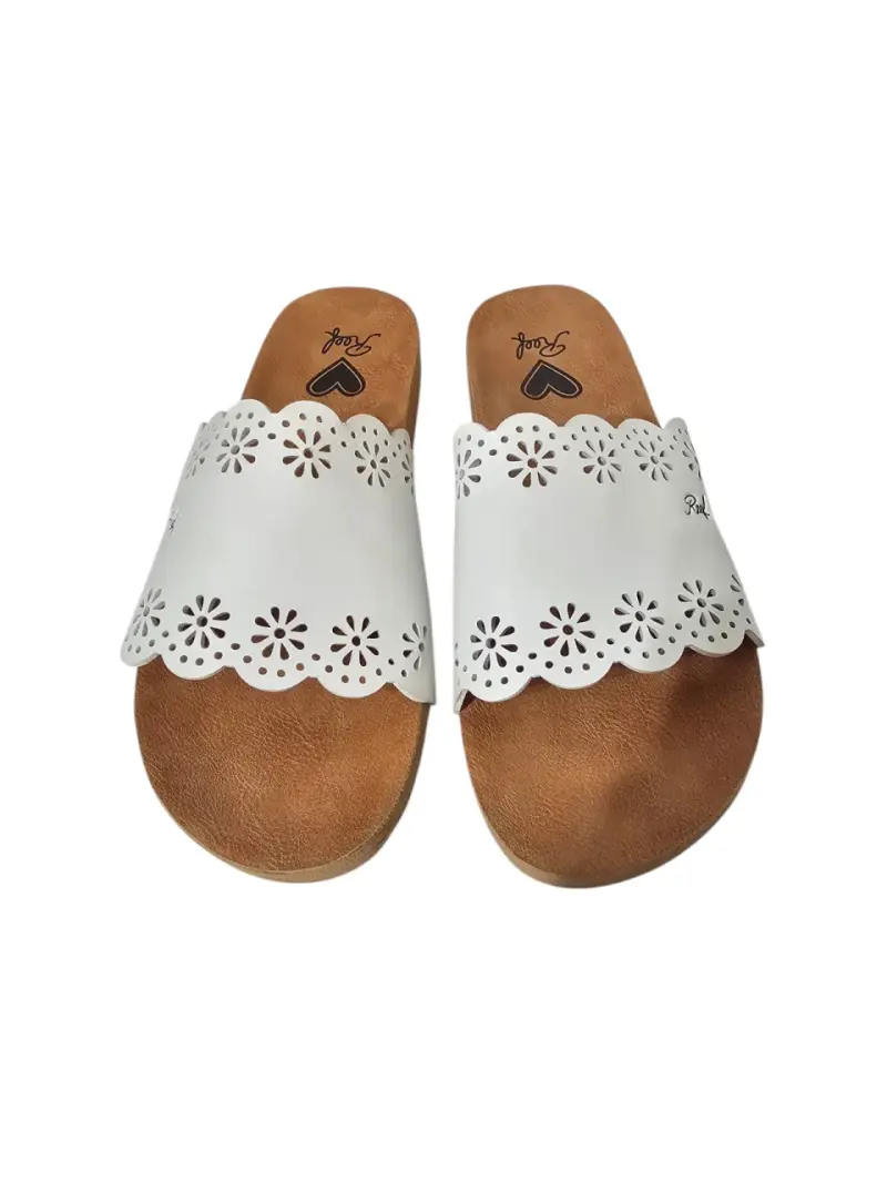 Sandalias planas blancas Reef 38 - 2